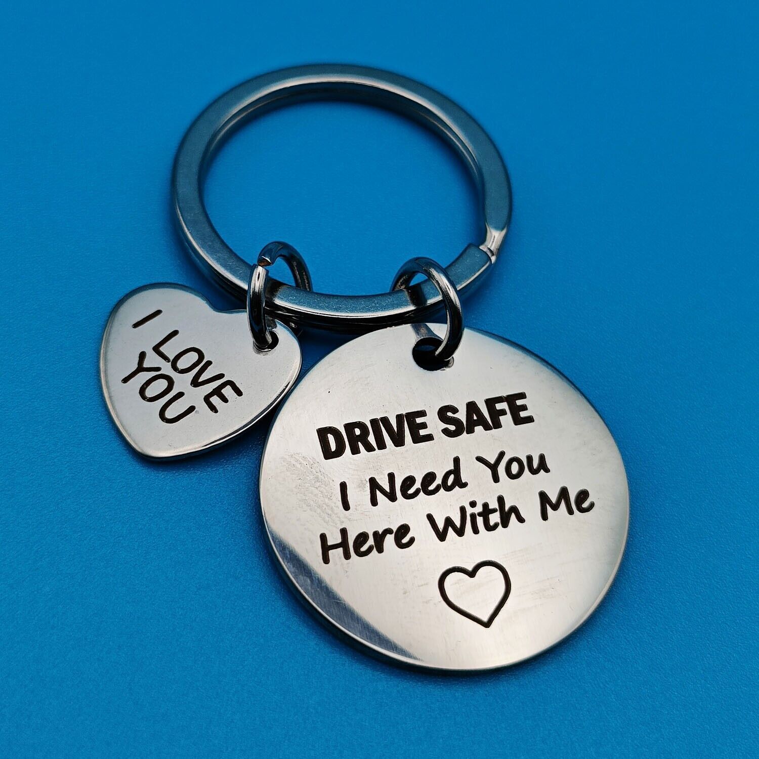 Boyfriend Husband Dad Couples Birthday Gifts Keychain Love Keyring - Drive Safe - Image 6