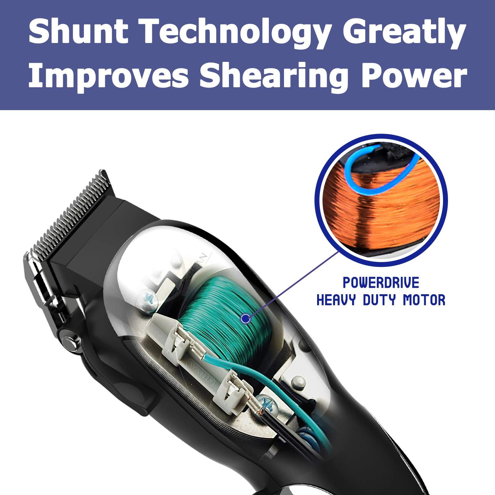 Professional Hair Clippers, Corded Hair Clippers for Men Kids, Strong Motor baber Salon Complete Hair and Beard, Clipping and Trimming Kit,Amazon Platform Banned - Image 6