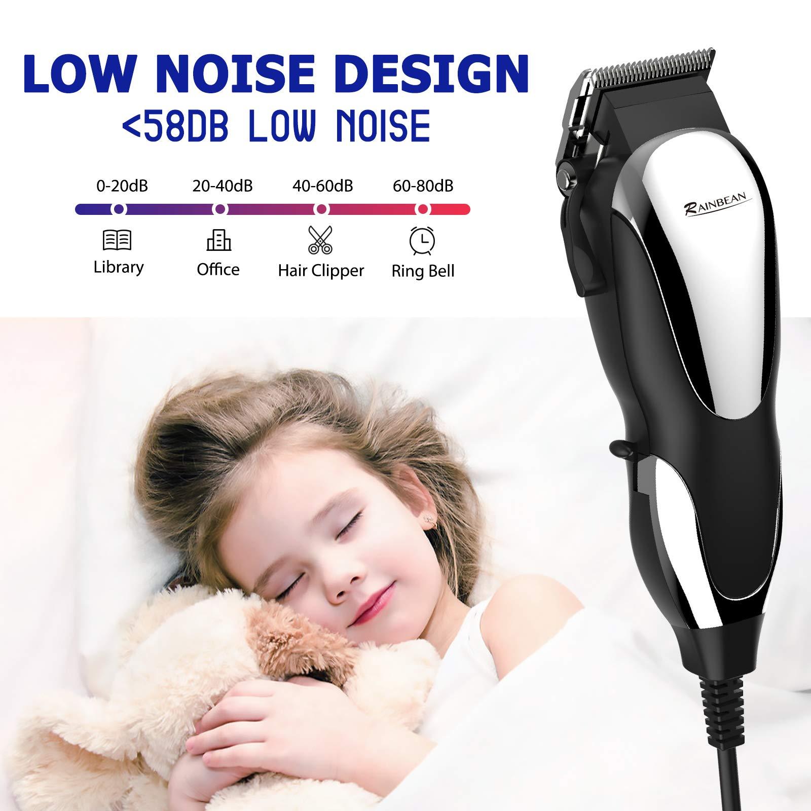 Professional Hair Clippers, Corded Hair Clippers for Men Kids, Strong Motor baber Salon Complete Hair and Beard, Clipping and Trimming Kit,Amazon Platform Banned - Image 4